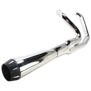 Bassani Road Rage Short 21 Megaphone Chrome 2-into-1 Exhaust System (1FXRF)