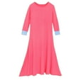 thumbnail image 4 of Posijego Robe Musulmane pour Filles Coton Manches Longues Col Rond Douce Robes de Prière Modernes Taille 1-8 Ans, 4 of 6