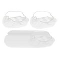 thumbnail image 2 of Paquete de 100 fundas desechables de nailon para barba para restaurante, cocina, panadería, barbería Blanco Sharpla Cubrebarbas desechables de nailon 100 piezas, 2 of 8