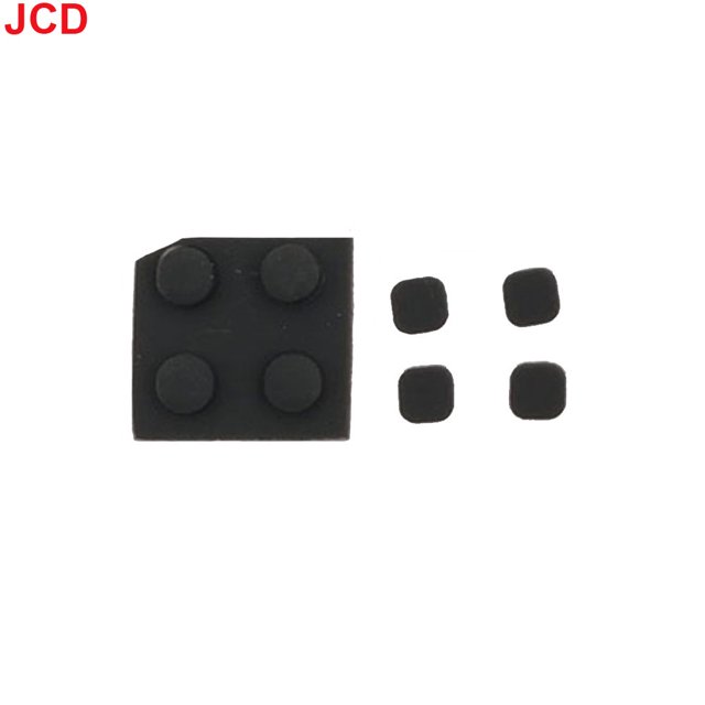 8 In1 For New 3DS XL Console Front Back Screw Rubber Feet Cover Upper LCD Screen Screws Cover Rubber replacement For New 3DS LL dark grey 8 in 1