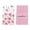 Pink, variant on Pink Flowers Bee Hello Sunshine Spring Kitchen Towels Dish Towels, 18x26 Inch Seasonal Summer Holiday Decoration Hand Towels Set of 2