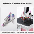 thumbnail image 2 of Riwcyla 30,Hole Nail Polish Drill Bits Storage Box Manicure Tool Organizer Nail Drill Bit Holder Case Portable Nail Art Storage Container for Nail Salon Use, 2 of 6
