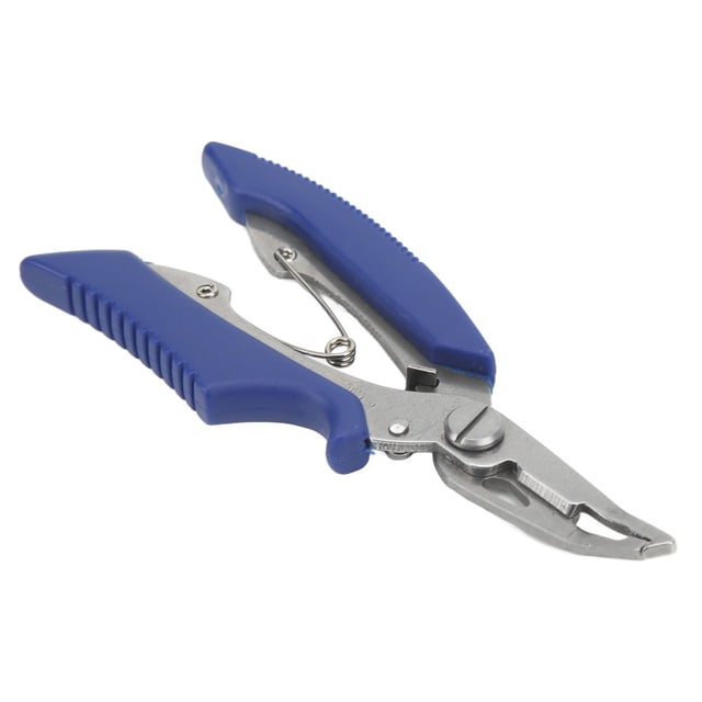 Multi Function Lure , Quick Fishing Hook Remover Stainless Steel High Sharpness Curved Mouth For Outdoor For Carbon Line Black,Blue
