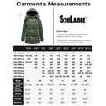 thumbnail image 6 of Soularge Women's Plus Size Winter Coat Warm Puffer Jacket with Hood Winter Puffer Coat Green 3X, 6 of 7