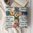 thumbnail image 3 of YINGXI for Women Religious Scripture for Women Inspirational with Bible Verse Acrylic Flannel Pillow Case Cushion Cover 20x20in, 3 of 5