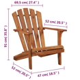 thumbnail image 2 of vidaXL Garden Adirondack Chair Solid Acacia Wood, 2 of 2