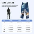 thumbnail image 4 of Rateoe Moonlit Night Sea Sailboat Pattern Men’s Ultra-Soft Comfy Pajama Lounge Pants Sleepwear,Comfortable Lounge Wear,lightweight Pajamas, Casual Home Wear-X-Large, 4 of 6
