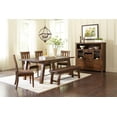 thumbnail image 2 of Jofran Cannon Valley Distressed Industrial Distressed Wood Dining Chair with Upholstered Seat (Set of 2), 2 of 8