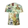 thumbnail image 6 of T Shirt For Men Newspaper Collage Man Vintage Aesthetic Streetwear Sports Breathable Summer Fashion, 6 of 7