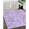 thumbnail image 2 of Ahgly Company Indoor Square Patterned Blossom Pink Area Rugs, 7' Square, 2 of 6