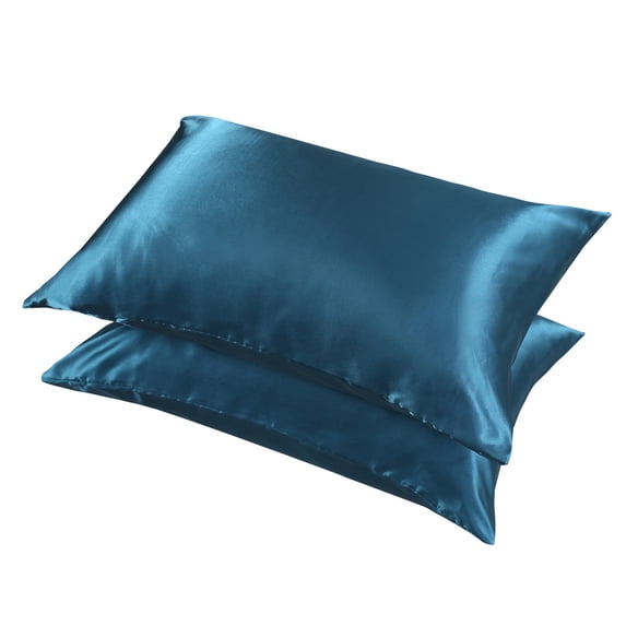 2PC Solid Color Pillow Cover Pillow Protector Anti Mites Bed Bug Proof Pillow Cover Pillowcase 20x30in