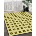 thumbnail image 3 of Ahgly Company Machine Washable Indoor Square Transitional Dark Golden Rod Brown Area Rugs, 3' Square, 3 of 7