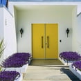 thumbnail image 3 of 10 Bundles Artificial Outdoor UV Resistant Flowers No Fade Fake Outside Flowers Plastic Greenery Faux Shrubs Garden Porch Window Box Home Decoration(Purple), 3 of 5