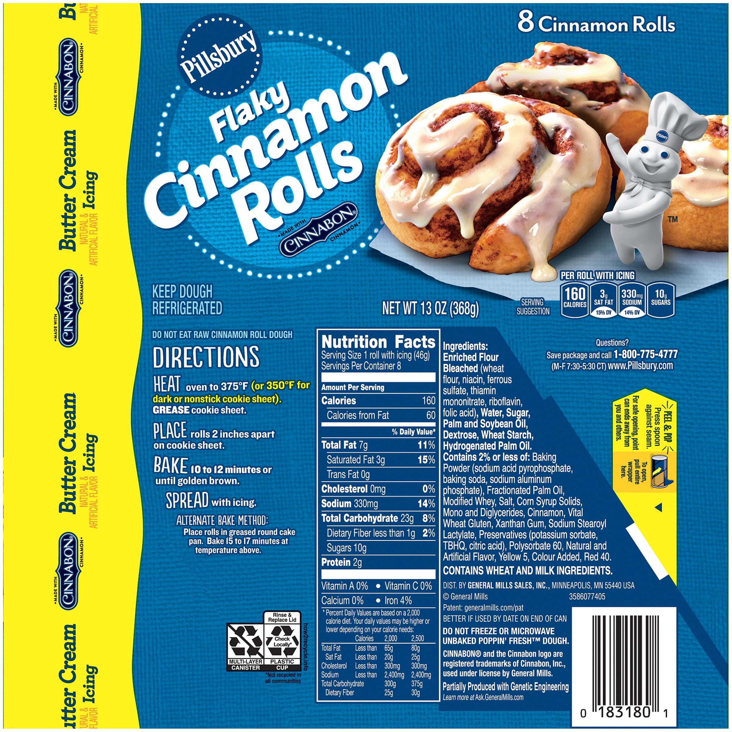 pillsbury cinnamon rolls directions