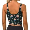 thumbnail image 4 of Uemuo Baby Sloths Pattern Women's Sports Bra - High Impact Support, Breathable, and Comfortable Athletic Bra for Running, Yoga, and Workouts, 4 of 9