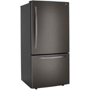 Lg Lrdcs2603 33 Wide 25.5 Cu. Ft. Energy Star Rated Bottom Freezer Refrigerator -