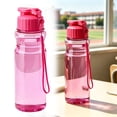 thumbnail image 4 of Clearance Under $4.49 Plastic Water Bottle with Hand Strap, Leakproof Reusable Sports Drinking Cup for Gym Travel School Outdoor, 4 of 5