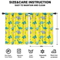 thumbnail image 2 of Blackout Kids Curtains,Yellow Cartoon Dinosaurs Eggs Pattern Childrens Insulated Curtains Set Of 2,Bedroom Essentials,Toddler Room Decor 42"x54", 2 of 5