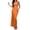 Orange, variant on OSOLU Dresses Solid Color Women Summer Spaghetti Straps Floral Maxi Dress Bodycon Party Wedding Guest Dress Trendy Sundress Wedding Guest Dress