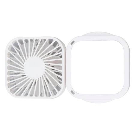 

Portable Fan Quite Durable Small Portable Fan 3 Speeds Adjustment For Bedroom Black White