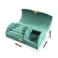 thumbnail image 3 of Ycandiee Small Jewelry Box, Travel Jewelry Case, Jewelry Travel Case for Rings Earrings, Jewelry Gift Box, Gifts for Women Girls, 3 of 6