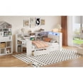 thumbnail image 5 of Platform Bed with Storage Shelves and Charging Station, Twin Size, 5 of 22