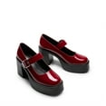 thumbnail image 5 of Women’s Round Toe Chunky Heels Mary Janes Pump Shoes, 5 of 6