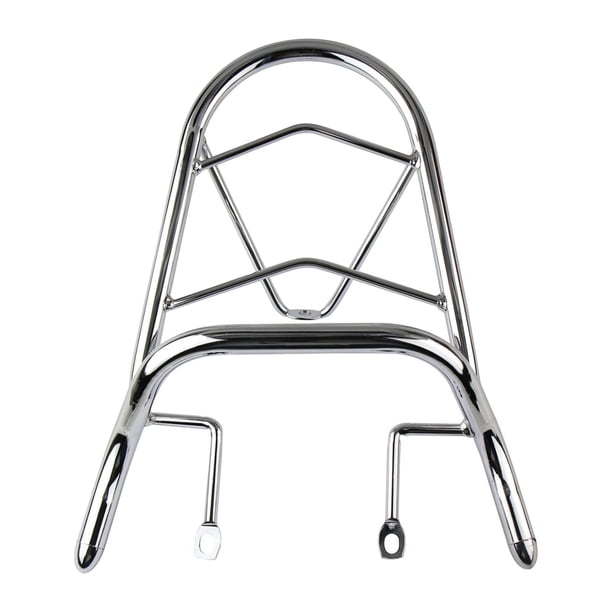Portaequipajes trasero para motocicleta, estante de equipaje de hierro macizo, fácil instalación, adecuado Blanco