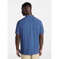thumbnail image 3 of George Men's & Big Men's Regular Fit Microfiber Button-Up Shirt with Short Sleeves, Sizes XS-5XL, 3 of 5