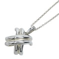 thumbnail image 1 of Pre-Owned Tiffany & Co. Signature Cross Necklace Pendant in 925 Sterling Silver for... (Fair), 1 of 7