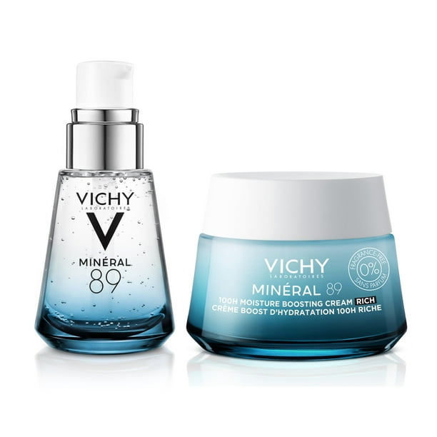 Crema hidratante para la piel Vichy Mineral 89 Hydrating Duo sin fragancia