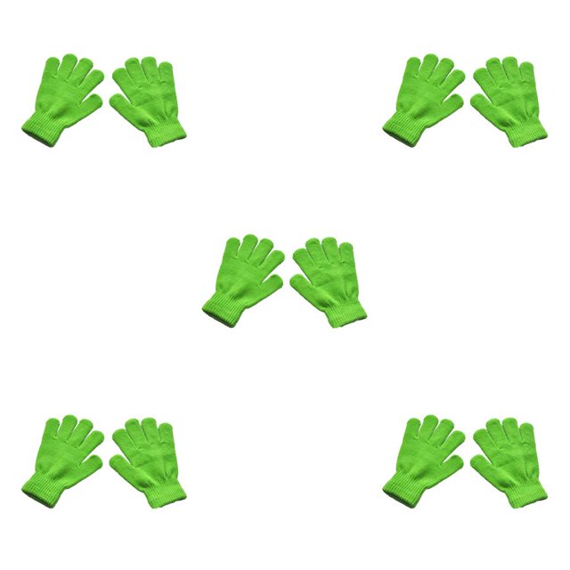 Qarigey 1 par de guantes para niños, guantes delicados para niños, prácticos, prácticos, para niños y niñas, accesorios de ropa para ropa Type5 NO5