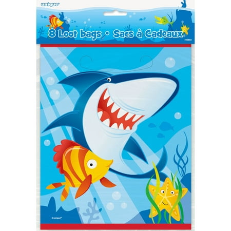 Ocean Shark  Favor Bags 8pk Walmart  com