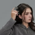 thumbnail image 5 of Unique Bargains Hair Comb Wide Tooth Anti-Static Pocket Size Comb for Thick Curly Hair Detangling Comb White Black, 5 of 7