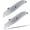 Retractable-2 Pack, variant on 4 Pack Folding Utility Knife,Pocket Box Cutter Knife,Heavy Duty Box Cutter Knife with Clip,Lock Back Design Pocket Knife,Quick Change Blade Box Knife with Extra 10 Pack Blades