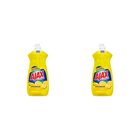 Ajax Ultra Lemon Dish Liquid ( 25oz  x 2 )– 2 Pack bottles