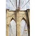 thumbnail image 2 of Blaustein, Alan 11x14 White Modern Wood Framed Museum Art Print Titled - Brooklyn Bridge, 2 of 4
