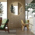 thumbnail image 3 of ZUNMOS 24"Wall Round Mirror, Bring a Touch of Sophistication to Our Living Space, Gold, 3 of 7