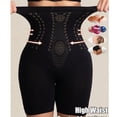 thumbnail image 4 of Women’s High-Waisted Shapewear Shorts – Tummy Control Seamless Body Shaper with Thigh Compression, 4 of 6