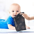 thumbnail image 4 of Coolnut Christmas Elegant Baby Muslin Washcloths Face Towel, 3 PCS Gold Snowflakes Burp Cloths Cotton Wipes Infant Wash Cloth for Newborn Boys Girls 12x12 inches, 4 of 6
