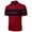 Red, variant on WTXUE Polos Short Sleeve, Scrunch Neck Polo Golf Shirts for Men Striped Clothing Splicing Lapel Top Cotton Striped, Workwear for Men