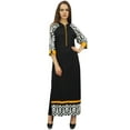 thumbnail image 1 of Bimba Women Rayon Custom Long Black Kurta Designer Straight Kurti - 16, 1 of 1