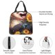 thumbnail image 4 of Easygdp Elegant Cute Panda Sunflower Bolsa Térmica Premium - Tela Oxford Impermeable, Gran Capacidad, Bolsillo Frontal, Unisex para Trabajo, Escuela, Actividades al Aire Libre y Picnics, 4 of 8