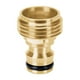 thumbnail image 2 of Conector macho de latón de cambio rápido Truper 101597, 2 of 3