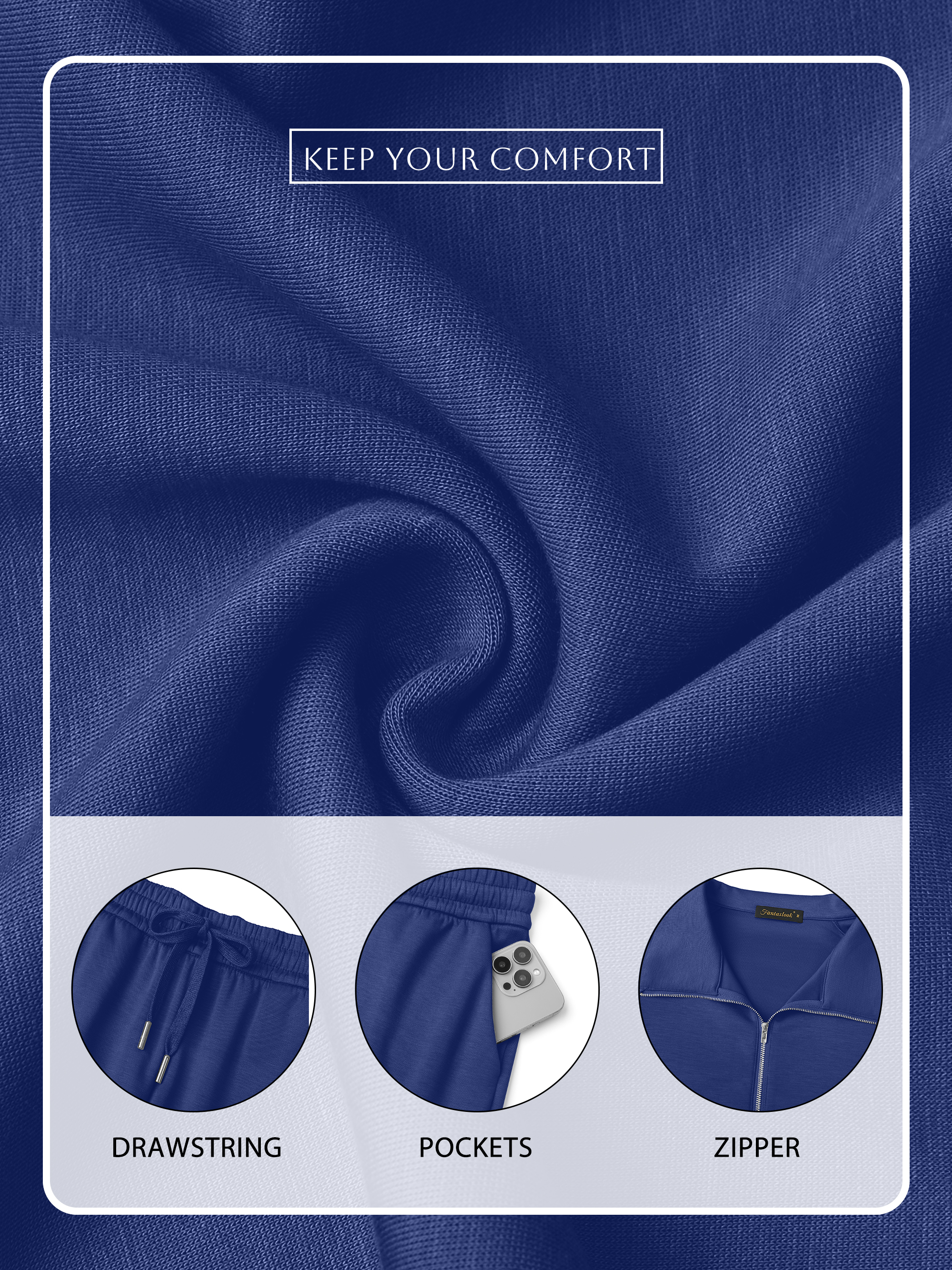 Fantaslook Women's 2-Piece Zipper Tracksuit photo 5