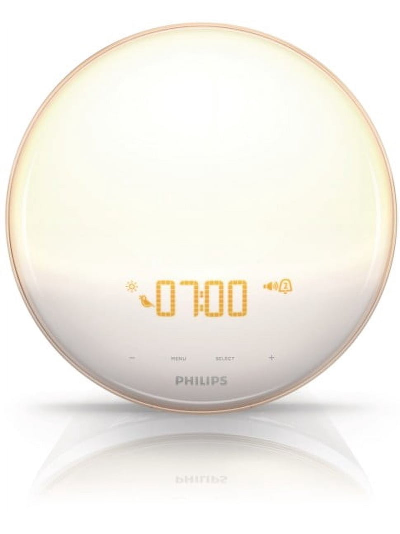Philips Wake-up Light with Sunrise & Sunset, HF3520/60 - Walmart.com