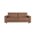thumbnail image 3 of Modern Contemporary Upholstered 3-Piece Corduroy Plush Tufted Sofa Set, Brown, 3 of 5