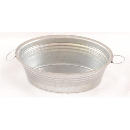 - Oval Tin Tub 5.5 inch x 2 inch