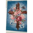 thumbnail image 4 of DIY 5D Diamond Painting Kits for Adults, Full Drill Rhinestone Embroidery Paint for Kids, Home Wall Decor Cross Stitch Arts Number (Colorful Flowers Cross 13.3x17.3 inch), 4 of 7