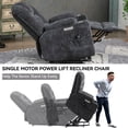 thumbnail image 5 of Lounge chair lift chair relax sofa chair sitting room furniture sitting room power supply elderly electric lounge chair, 5 of 9